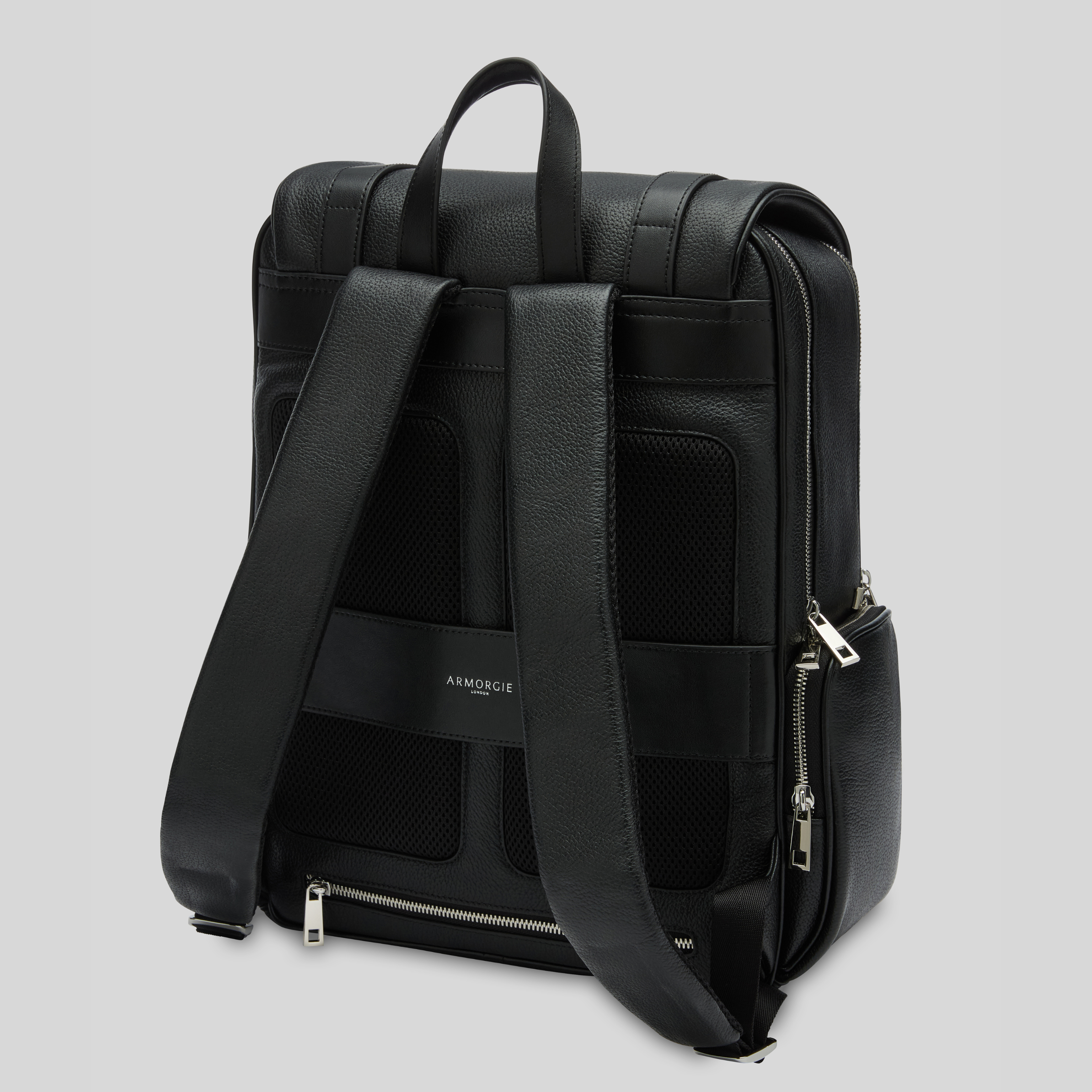 black backpack with leather bottom For Men | 16" Laptop Backpack | Leather Backpack For Women | Nubuck Leather College Backpack Take our Sloan Mini Backpack anywhere for a fun and functional look. The James | Mens Black