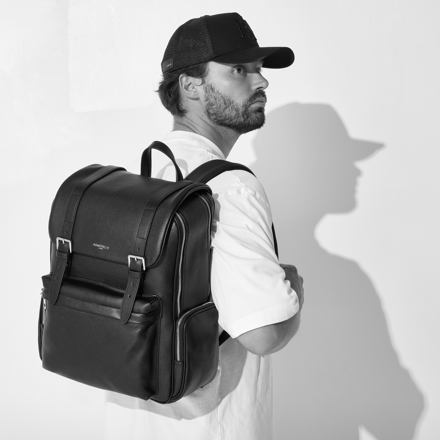 draper james leather backpack The James